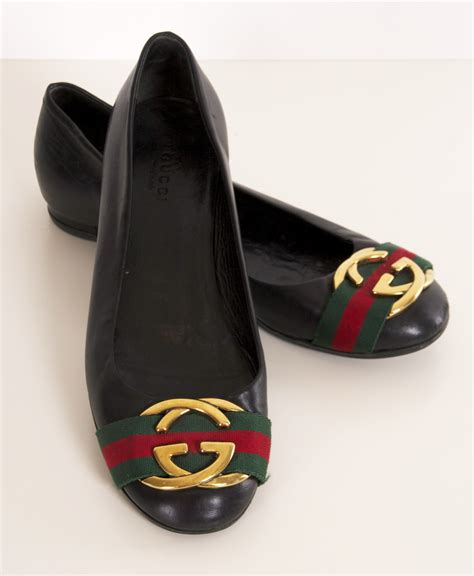 gucci flat shoes white|vintage Gucci flat shoes.